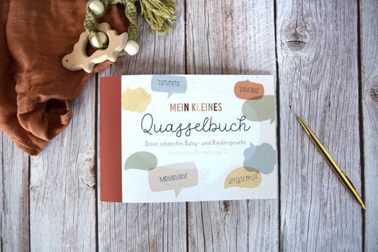 Mein kleines Quasselbuch | Erinnerungsbuch für Kindersprüche