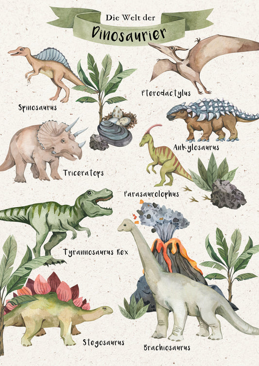 Dinosaurier Poster