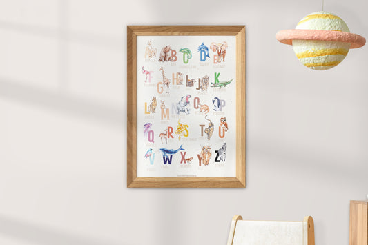 Tier Alphabet Poster